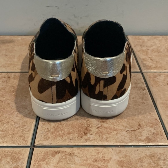 Cole Haan Grandpro Spectator 2.0 Genuine Calf Hair Slip On in Camo size 7 - Picture 4 of 8